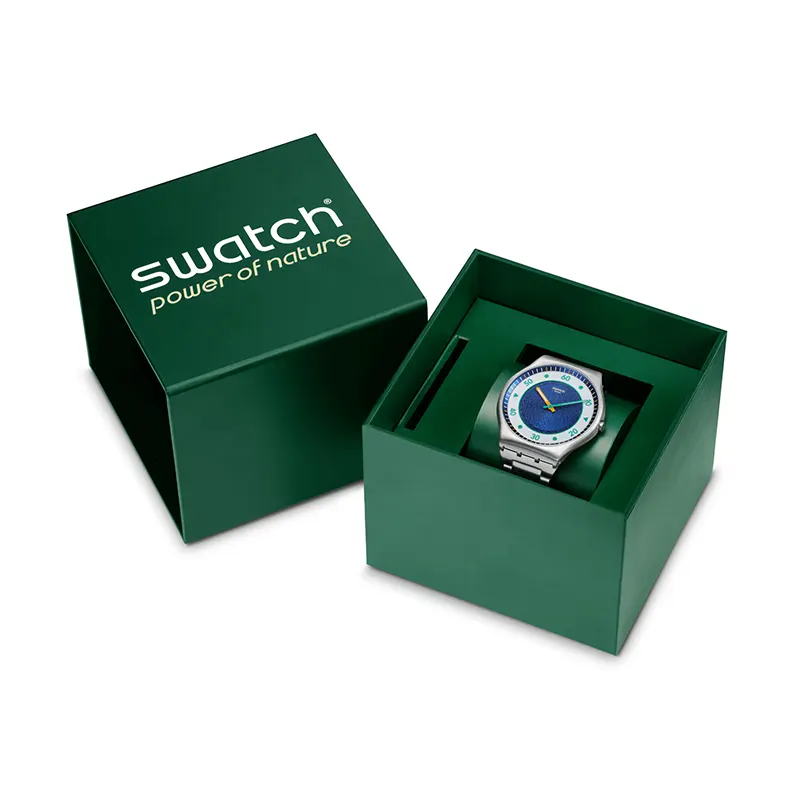 Swatch Power of Nature “Splash Dance” Blue Dial Men’s Watch- SS07S143G